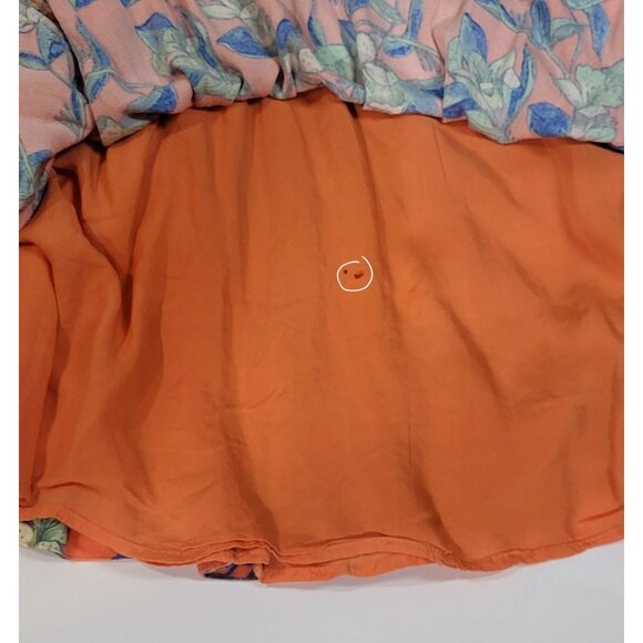 Free People Floral Dear You Sundress With Ruffled Straps & Scoop Neck Size XS - Picture 9 of 9